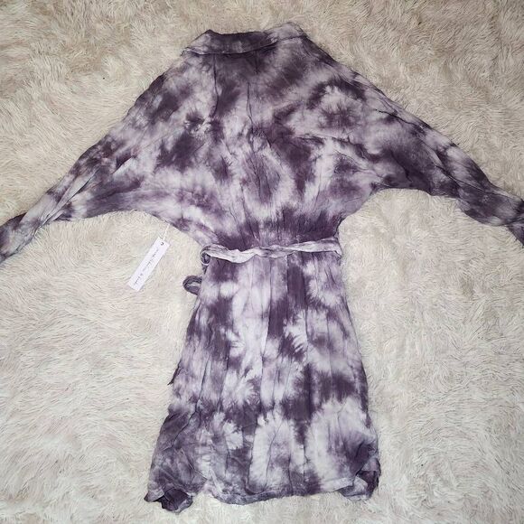 Young Fabulous & Broke Raine Tie Dye Wrap Dress - Picture 11 of 12